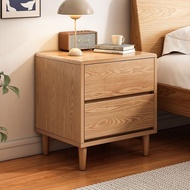[SG Sales]Bedside Table Bedroom Locker Household Small Storage Cabinet Bedside Cabinet with Drawer Storage Cupboard Chest Drawers Sideboard Wooden Side