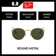 Ray-Ban Round Metal Unisex Global Fitting Sunglasses (50/53 mm) RB3447 1