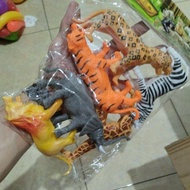 Okaytoys rubber animal toys wild animal world animals wild animals