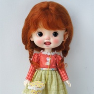 Blythe, 1/3 BJD Doll Wig Mohair Double Braid Hair