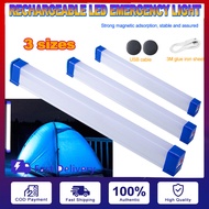 LED Emergency Light USB Rechargeable Lights 30W/60W/80W Tube LED Bulb Portable Camping Lamp Super Bright Market Lights For Outdoor, Camping, Fishing, Emergency Light, Pasar Malam