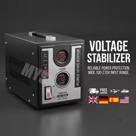 1000W 2000W 100V-260V Input Fully Automatic AC Voltage Stabilizer 5000W High Power Household 220V 11