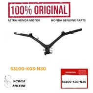 HONDA Revo 110 FI Motorcycle Steering Wheel 53100K03N30 53100-K03-N30 Pipe Comp Strg Handle HGP Orig
