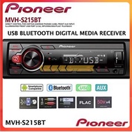 PIONEER MVH-S215BT SINGLE DIN DIGITAL MEDIA BLUETOOTH RECEIVER PLAYER