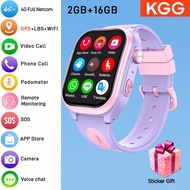 2+16GB Kids 4G Smart Phone Watch GPS WIFI Video Call APP Download SOS Child Smartwatch Monitor Track