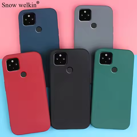 Sand Matte Soft Silicon Full Protect Shockproof Case For Google Pixel 5A 5 4A 5G 4G 4 3 2 3A XL 4XL 