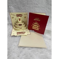 3D pop up birthday greeting card/birthday card/birthday card/greeting card