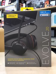 全新行貨 Jabra Evolve 20 貼耳式雙耳耳機