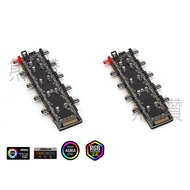 [Xiongzan Computer] Taiwan Local Fan PWM Temperature Control 5V3P 12V4P Lighting Effect Dual Ten Cha