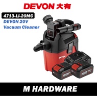 DEVON 4713-Li-20MC / 4713-Li-20MCZ 20V CORDLESS Vacuum Cleaner