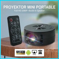 COD Luxuglow Proyektor Mini Portable LCD Full HD 1080P Build-in Speaker - YT200 / Proyektor untuk hp