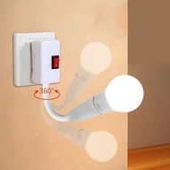 socket E27 Extension adapter flexible 360 degree rotating-10cm