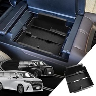 LANTU Built-in center console box for TOYOTA ALPHARD 40 series and VELLFIRE 40 series Center Console Tray Center Console Tray Car interior storage box Accessory Small storage ABS material No rattling noise Interior parts Interior storage accessories Car i