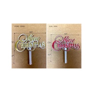 1pc Merry Christmas Word Plate 1PC