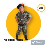 SALE Baju brimob Loreng anak Kostum Brimob loreng untuk anak Baju