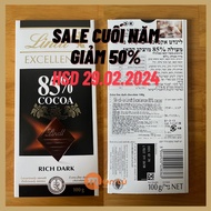 Chocolate Lindt Excellence Cocoa, 70% 85% 90% Dark Chocolate 100g, Late Year HSD 29 / 2 / 2024