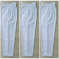 Celana Training Olahraga Dewasa Pria Wanita Putih Polos/Celana panjang Olahraga Putih polos/Celana S