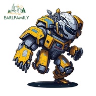 EARLFAMILY Bumblebee Car Stickers Trendy Motor Electric-Bicycle Helmet Rearview Mirror Computer Helm