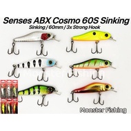 Senses ABX Sinking 60mm 6.5g 3X Strong Hook