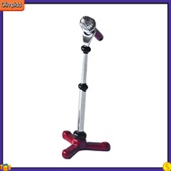 olimpidd|  1/12 Doll House Miniature Metal Microphone Mic with Stand Music Room Decoration