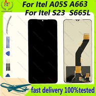 Tested 6.6 " LCD For Itel A05S A663LC LCD Display Touch Screen Digitizer Panel Assembly For Itel S23