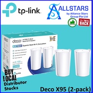 (ALLSTARS : We Are Back) TPLink / TPLink Deco X95 (2-Pack) AX7800 Tri-Band Mesh WiFi 6 System (warra