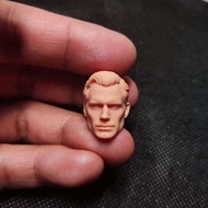 1/12 Scale Super Boy Henry Cavill Head Sculpt Unpainted Fit 6" ML SHF MAFEX Mezco Neca Figure