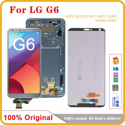 Original 5.7" For LG G6 LCD Display Touch Screen Assembly For LG G6 H870 H870DS H872 LS993 VS998 US9