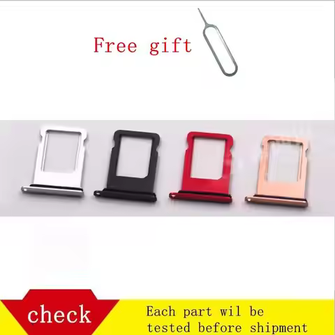 SIM Card Tray:Replacement for Iphone 7/7Plus -Quality Perfect Fit Sim Card Holder Slot adapter and M