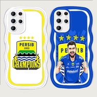CA52 Persib Casing for Samsung S25 S22 S21 S20 Ultra Plus FE TPU Phone Case