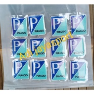 Emblem P logo Front BF Goodrich V7 model ori Piaggio Blue And Vespa Writing Patch/Accessories BF V7