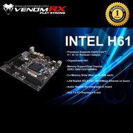 Mainboard motherboard/ mb VenomRX H61 M-ATX LGA1155 NVME