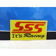 Triple s racing cutting Sticker size 9cm x 5 cm