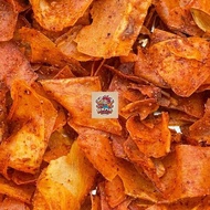 (2.2) Kripset 1Kg Keripik Singkong Pedas Gurih Renyah Cemilan Snack Best Seller Snack Food Murah Kri
