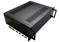 CHEVAL PF19"AL 3U-D2 กล่องอลูมิเนียม พร้อมช่องระบายความร้อน และรางอลูมิเนียมยึดแผ่นวงจร Rack Mount ห