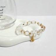 淨體白水晶龍龜設計手鍊/平衡情緒、淨化磁場之搭配水晶