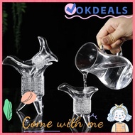 OKDEALS Crystal Glass Cup, Ancient Tripod Base Chinese Emperor Cup, Chinese Wine Retro Whiskey Shot 