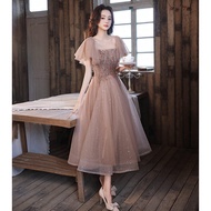 Formal Event Luxury Ninang Dress Wedding 2023 Princess Bridesmaid Glitz And Glam Dinner Party Evening Dresses Elegant Classy Ball Gown For Js Prom Night Teens