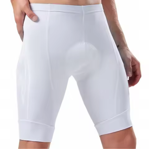 SGCIKER White Cycling Shorts Laser Cut cuff cycle Tights MTB Bike Cloth 9D GEL Pad Ropa Ciclismo Ita