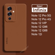 Official Liquid Silicone Soft Case Infinix Note 12 Pro 5G 12i G96 G88 VIP 4G Casing Shockproof Phone