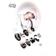 GD110 Nailbox designs SUNGHOON, YOSHI nails, men's and women's nails, y2k nails