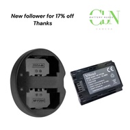 (Clearance) For Sony NP-FZ100 Dual Charger with Micro USB cable And Camera Battery(Viloso) NP-FZ100
