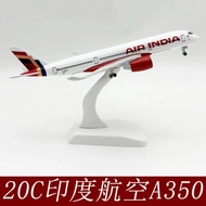 Replica Diecast Air India Airlines 20cm A350 Model 350 Metal Aircraft Airplane Plane Aircraft Alloy 
