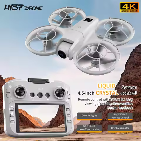 H137 PRO RC Drone 2.4G 5G WIFI Professional 4K Aerial HD 180° Electric Dual Camera Brushless Screen 