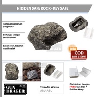 Stone-Shaped Secret Key Storage Box Hidden Key Rock Box Hidden Stone Safe/