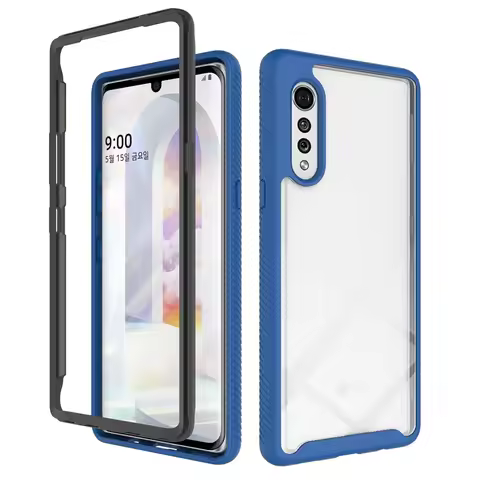Heavy Duty Defend Case for LG Velvet 5G 6.8" LM-G910EMW Shockproof Phone Cover Hard PC Front Frame +