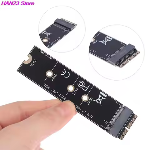 1 x M2 SSD Adapter M.2 PCIE NVME SSD Converter Card For Macbook Air Pro 2013 2014 2015 2017 Year A14