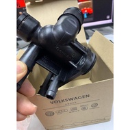 Genuine Volkswagen Cylinder Head Rear Heater Water Hose Connector Outlet Flange for EA113 Golf MK5 M