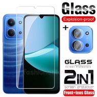 For Redmi15C 2025 2 in 1 Screen Protector Tempered Glass Film For Redmi 15 C 15C 1 5 Redmi15 C Redmi