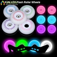 SUVE 4pcs Roller Wheels Parts LED 70mm 68mm 64mm 90A 80mm 76mm 72mm